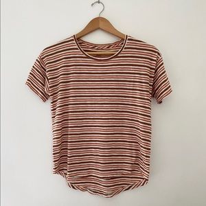 Madewell Stripped T-shirt Short Sleeved